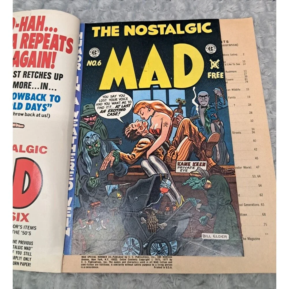 Lot MAD Magazine Super Special Bonus Comics Intact 24 26 With Record Summer 1980